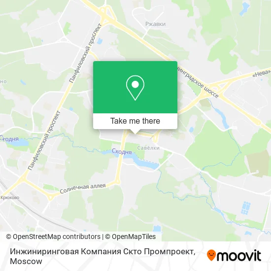 Инжиниринговая Компания Скто Промпроект map
