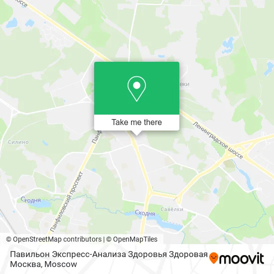 Павильон Экспресс-Анализа Здоровья Здоровая Москва map