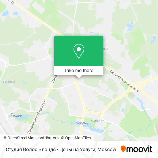Студия Волос Блондс - Цены на Услуги map