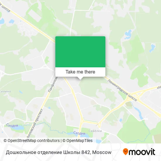 Дошкольное отделение Школы 842 map