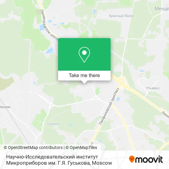 Научно-Исследовательский институт Микроприборов им. Г.Я. Гуськова map