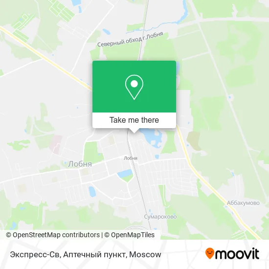 Экспресс-Св, Аптечный пункт map