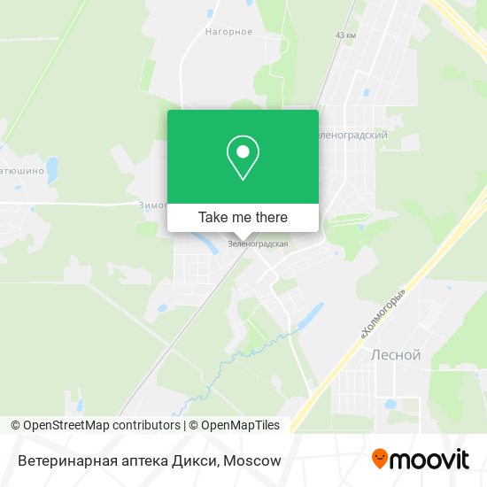 Ветеринарная аптека Дикси map