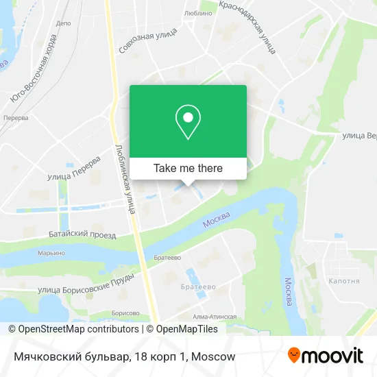 Мячковский бульвар, 18 корп 1 map