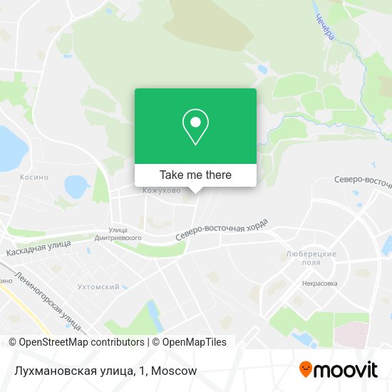 Лухмановская улица, 1 map