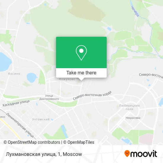 Лухмановская улица, 1 map