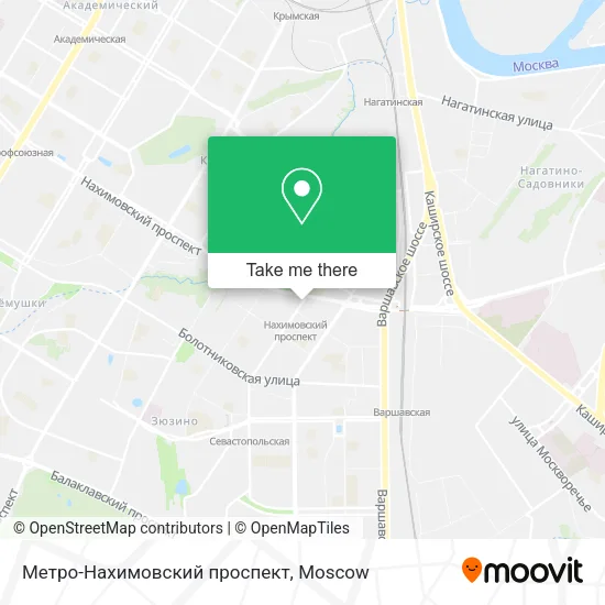 Метро-Нахимовский проспект map