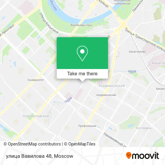 улица Вавилова 48 map