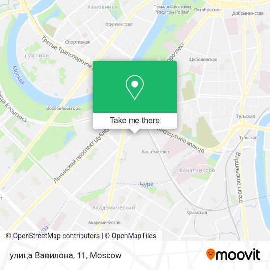 улица Вавилова, 11 map