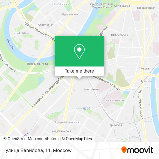 улица Вавилова, 11 map