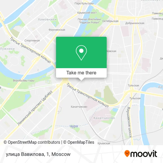 улица Вавилова, 1 map