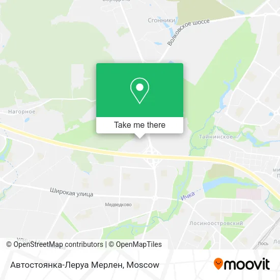 Автостоянка-Леруа Мерлен map