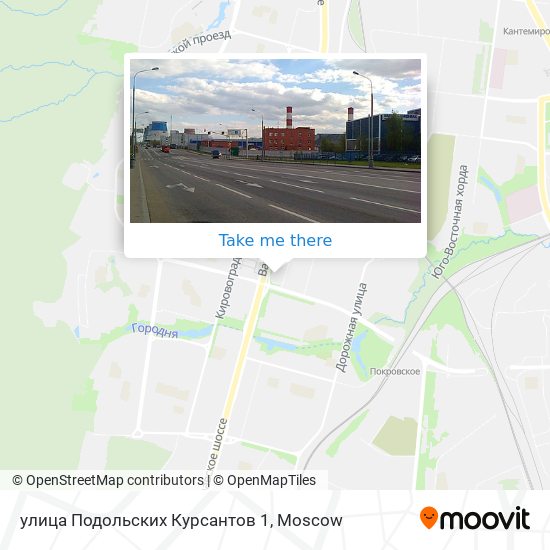 улица Подольских Курсантов 1 map