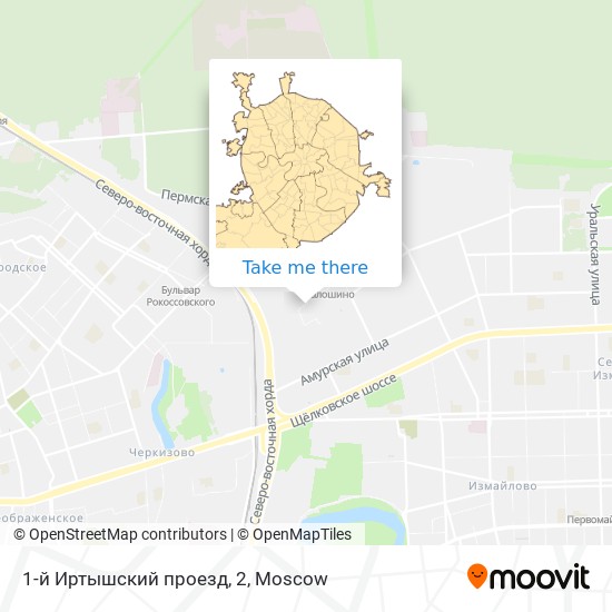 1-й Иртышский проезд, 2 map