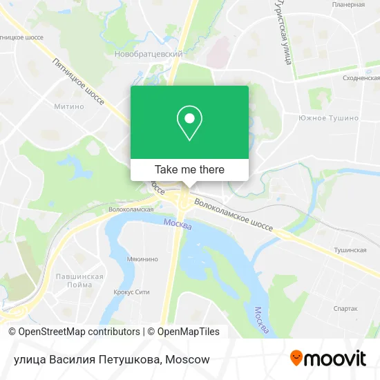 улица Василия Петушкова map