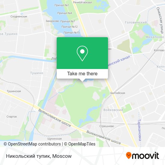 Никольский тупик map