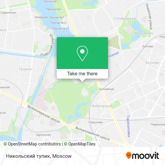 Никольский тупик map