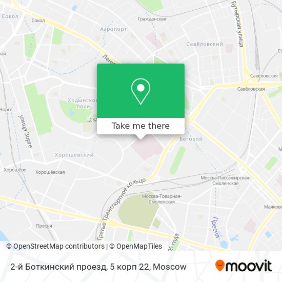 2-й Боткинский проезд, 5 корп 22 map