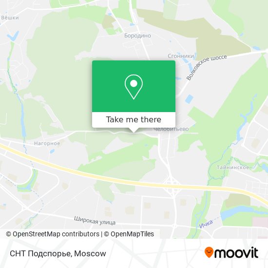 СНТ Подспорье map