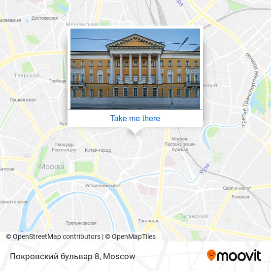 Покровский бульвар 8 map