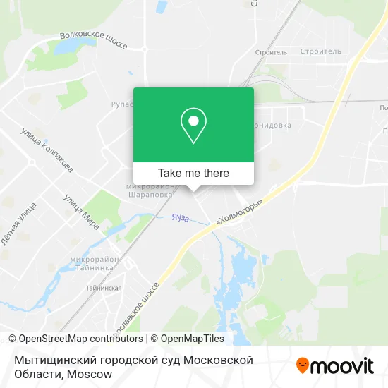 Мытищинский городской суд Московской Области map