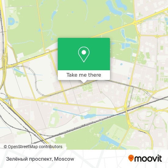 Зелёный проспект map