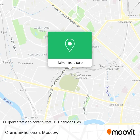 Станция-Беговая map
