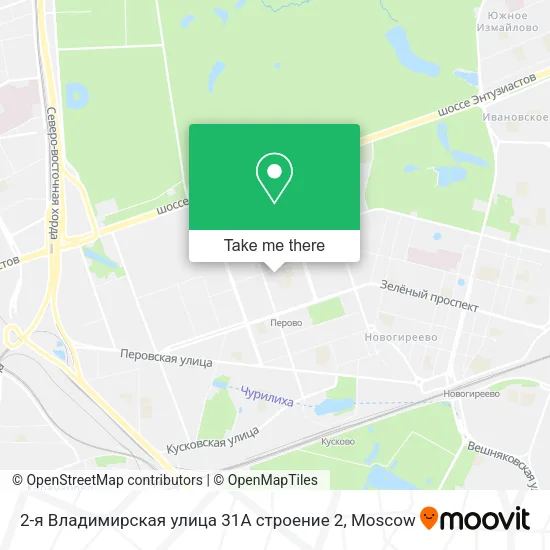 2-я Владимирская улица 31А строение 2 map