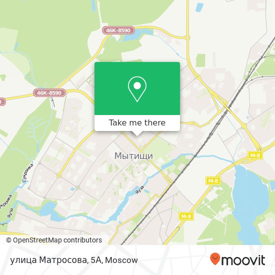 улица Матросова, 5А map