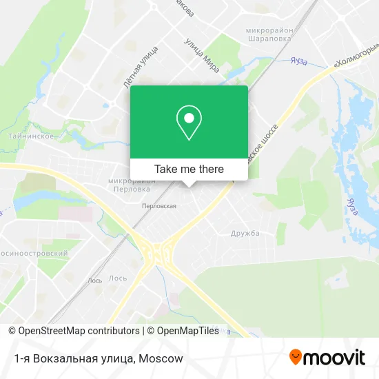 1-я Вокзальная улица map