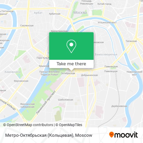 Метро-Октябрьская (Кольцевая) map
