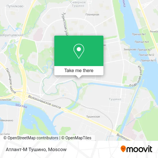 Атлант-М Тушино map