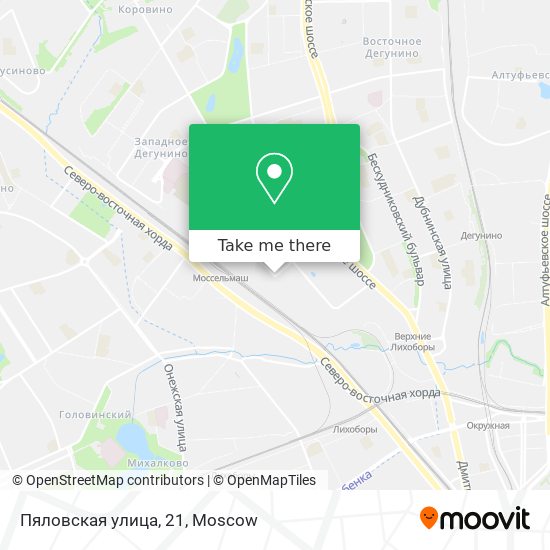 Пяловская улица, 21 map