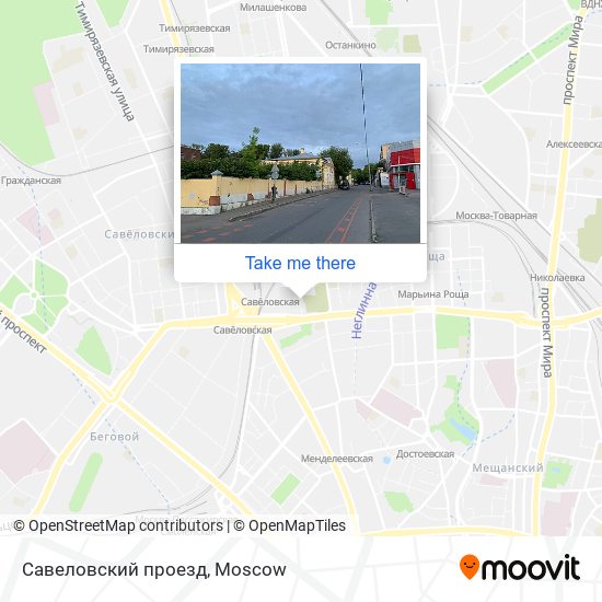 Савеловский проезд map