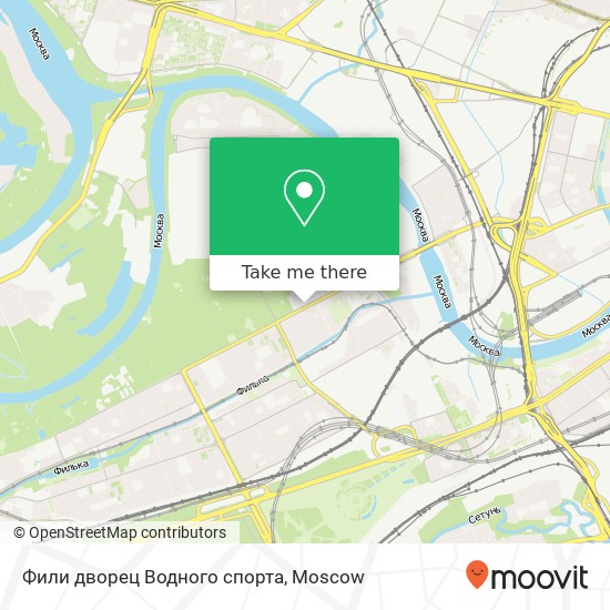 Фили дворец Водного спорта map