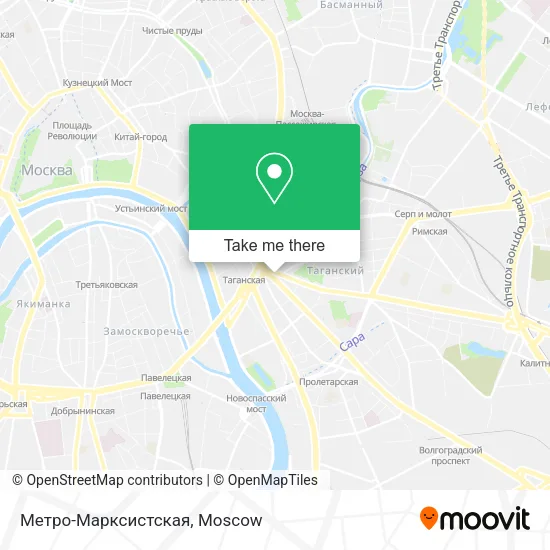 Метро-Марксистская map