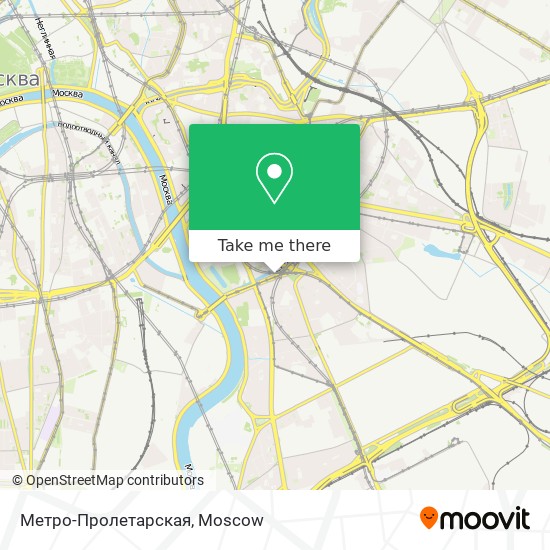 Метро-Пролетарская map