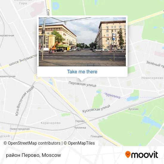 район Перово map