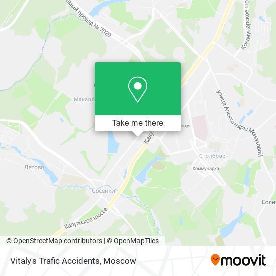 Vitaly's Trafic Accidents map