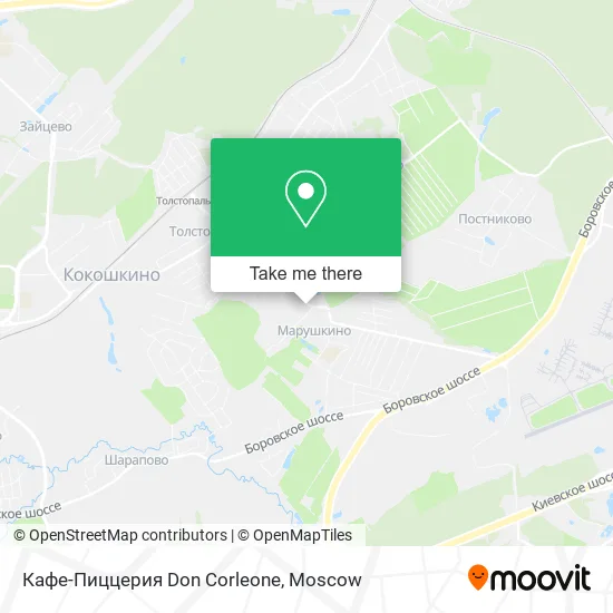 Кафе-Пиццерия Don Corleone map