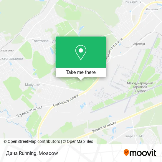 Дача Running map