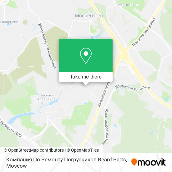 Компания По Ремонту Погрузчиков Beard Parts map