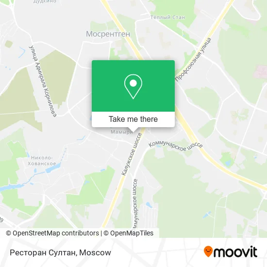 Ресторан Султан map
