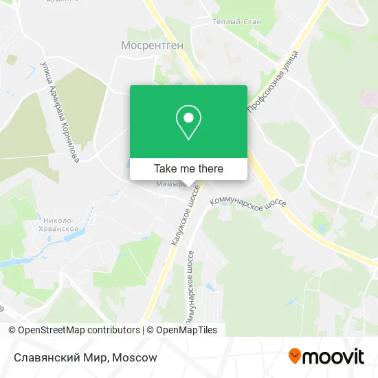 Славянский Мир map