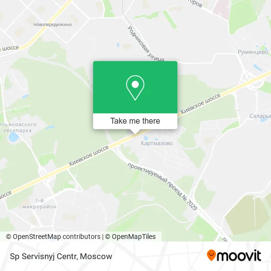 Sp Servisnyj Centr map