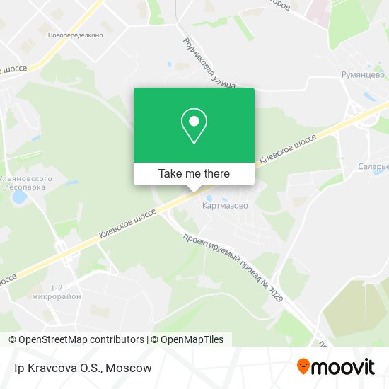 Ip Kravcova O.S. map