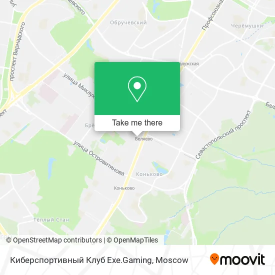 Киберспортивный Клуб Exe.Gaming map