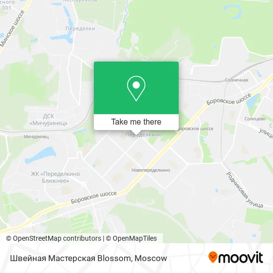 Швейная Мастерская Blossom map
