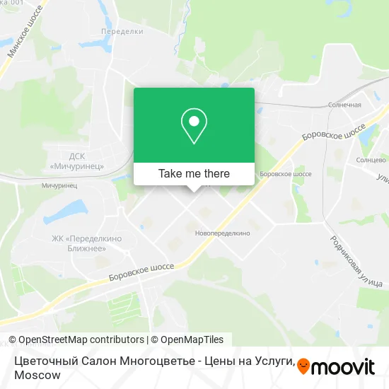 Цветочный Салон Многоцветье - Цены на Услуги map