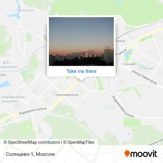 Солнцево-1 map